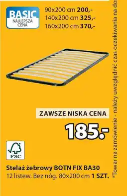 JYSK Stelaż żebrowy BOTN FIX BA30 oferta