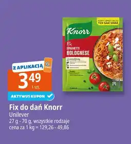 E.Leclerc Spaghetti bolognese Knorr Fix oferta