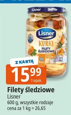 E.Leclerc Filety śledziowe z kurkami Lisner oferta