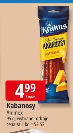 E.Leclerc Kabanosy z serem cheddar Krakus Animex oferta