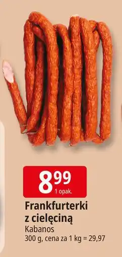 E.Leclerc Frankfurterki wieprzowe z cielęciną Kabanos oferta