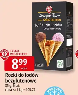 E.Leclerc Rożki do lodów Wiodąca Marka Chaque Jour oferta