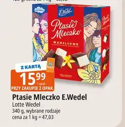 E.Leclerc Czekoladki waniliowe E. Wedel Ptasie Mleczko oferta