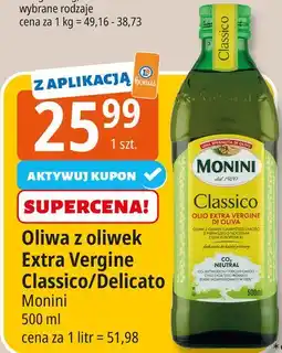E.Leclerc Oliwa z oliwek extra vergine Monini Classico oferta