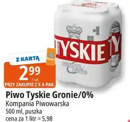 E.Leclerc Piwo Tyskie 0.0% oferta