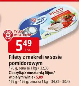 E.Leclerc Filet z makreli w białym winie Wiodąca Marka Peche Ocean oferta