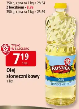 E.Leclerc Olej słonecznikowy Wiodąca Marka Rustica oferta