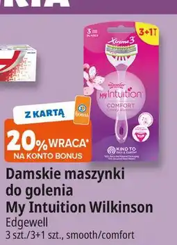 E.Leclerc Maszynki do golenia coconut blossom Wilkinson My Intuition Comfort oferta