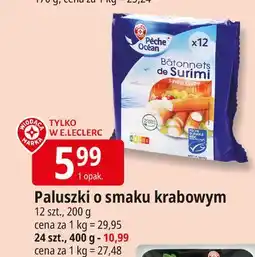 E.Leclerc Paluszki rybne surimi Wiodąca Marka Peche Ocean oferta