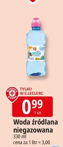 E.Leclerc Woda naturalna Wiodąca Marka oferta