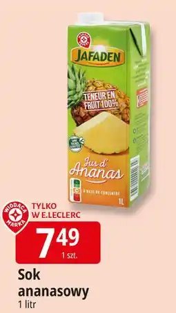 E.Leclerc Sok ananas Wiodąca Marka Jafaden oferta