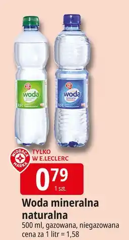E.Leclerc Woda niegazowana Wiodąca Marka oferta