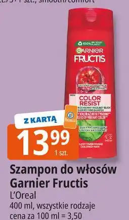 E.Leclerc Szampon wzmacniający do włosów farbowanych i z pasemkami Garnier Fructis Color Resist oferta