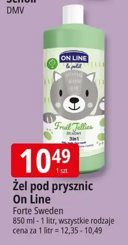 E.Leclerc Żel pod prysznic 3w1 fruit jellies On Line Le Petit oferta