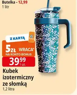 E.Leclerc Kubek termiczny ze słomką 1.2 l oferta