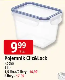 E.Leclerc Pojemnik click&lock 3 l Rotho oferta