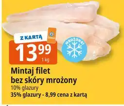 E.Leclerc Mintaj filet bez skóry 35% glazury oferta