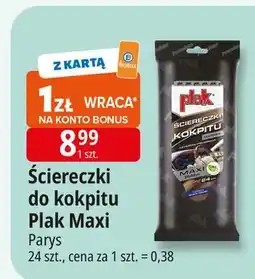 E.Leclerc Ściereczki do kokpitu matowe Plak oferta