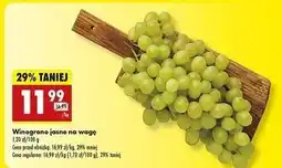 Biedronka Winogrona jasne oferta