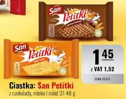 Eurocash Ciastka: San Petitki z czekoladą, mleko i miód oferta