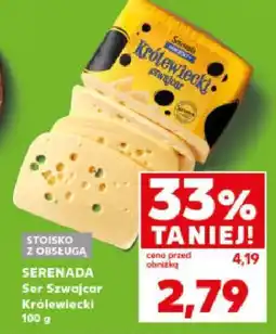 Kaufland Ser żółty Serenada Królewiecki oferta