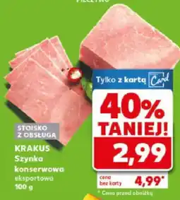 Kaufland Szynka konserwowa KRAKUS oferta