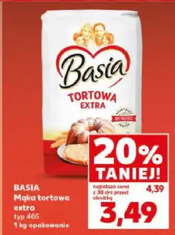 Kaufland Mąka tortowa Basia extra typ 405 oferta