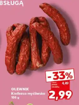 Kaufland Kiełbasa myśliwska Olewnik Kaufland oferta