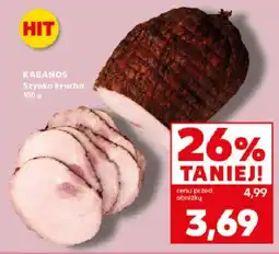Kaufland Szynka krucha Kabanos oferta