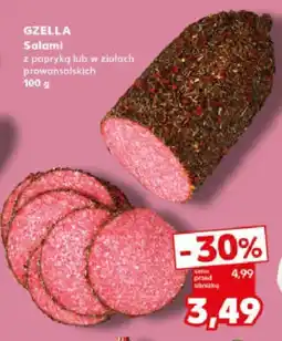 Kaufland Salami z papryką Gzella oferta