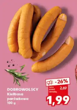 Kaufland Kiełbasa parówkowa Dobrowolscy oferta