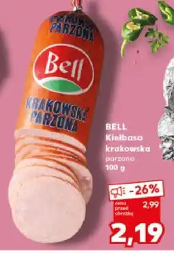 Kaufland Kiełbasa krakowska parzona Bell oferta