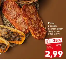 Kaufland Pizza z salami i serem Edam Kaufland oferta