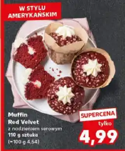 Kaufland Muffin Red Velvet z nadzieniem serowym Kaufland oferta