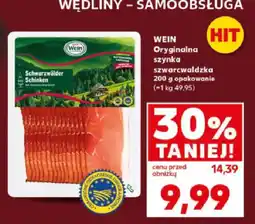 Kaufland Oryginalna szynka schwarzwaldzka Wein oferta
