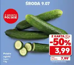 Kaufland Ogórki polskie Kaufland oferta