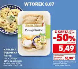 Kaufland Pierogi ruskie Karczma Bukówka oferta