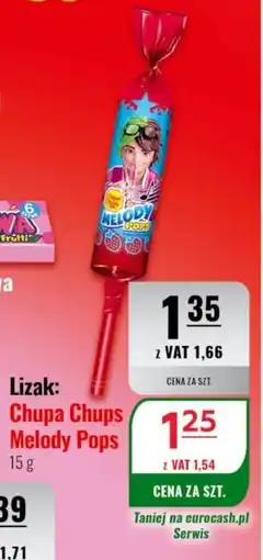 Eurocash Lizak: Chupa Chups Melody Pops oferta
