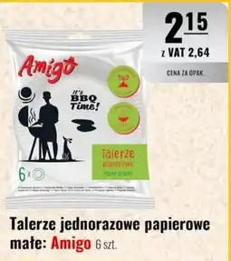 Eurocash Talerze jednorazowe papierowe mate: Amigo oferta