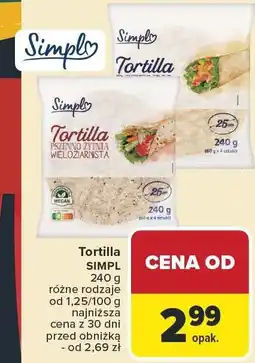 Carrefour Market Tortilla Simpl oferta