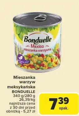 Carrefour Mieszanka warzywna meksykańska Bonduelle oferta
