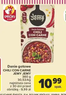 Carrefour Market Danie gotowe chili con carne Jemy Jemy oferta