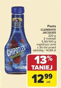 Carrefour Pasta Clemente Jacques 2 rodzaje oferta