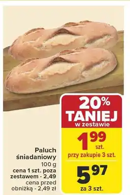Carrefour Paluch śniadaniowy 100g Carrefour oferta