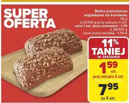 Carrefour Bułka proteinowa 75g Carrefour oferta