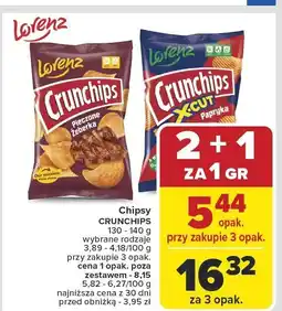 Carrefour Market Chipsy Crunchips 130-140g Lorenz oferta