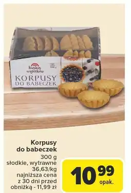 Carrefour Market Korpusy do babeczek 300g Carrefour Market oferta