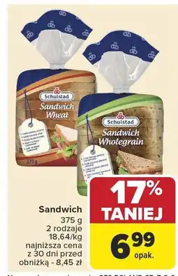 Carrefour Market Chleb tostowy Sandwich Schulstad oferta