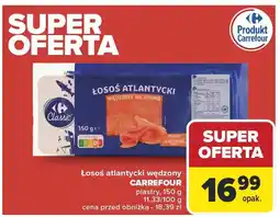 Carrefour Łosoś atlantycki wędzony Carrefour oferta