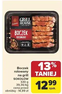 Carrefour Market Boczek rolowany na grill Sokołów oferta
